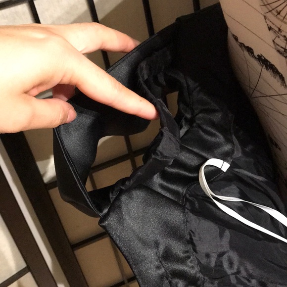 Vera Wang Satin off shoulder Vintage Pencil Formal Evening Retro whimsygoth - Picture 5 of 10